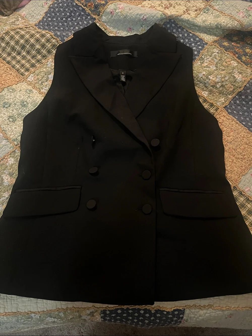 White House black market dress vest
